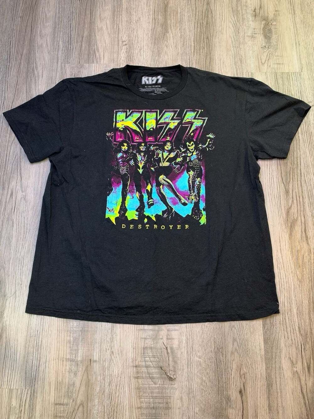 KISS Destroyer Graphic Band T-Shirt Size XL
